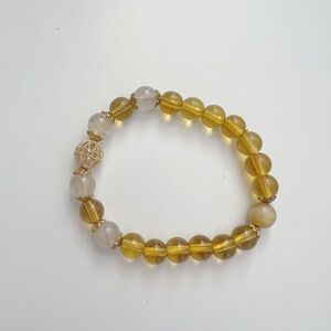 Elegant fortune Rutilated Quartz Beaded Bracelet
